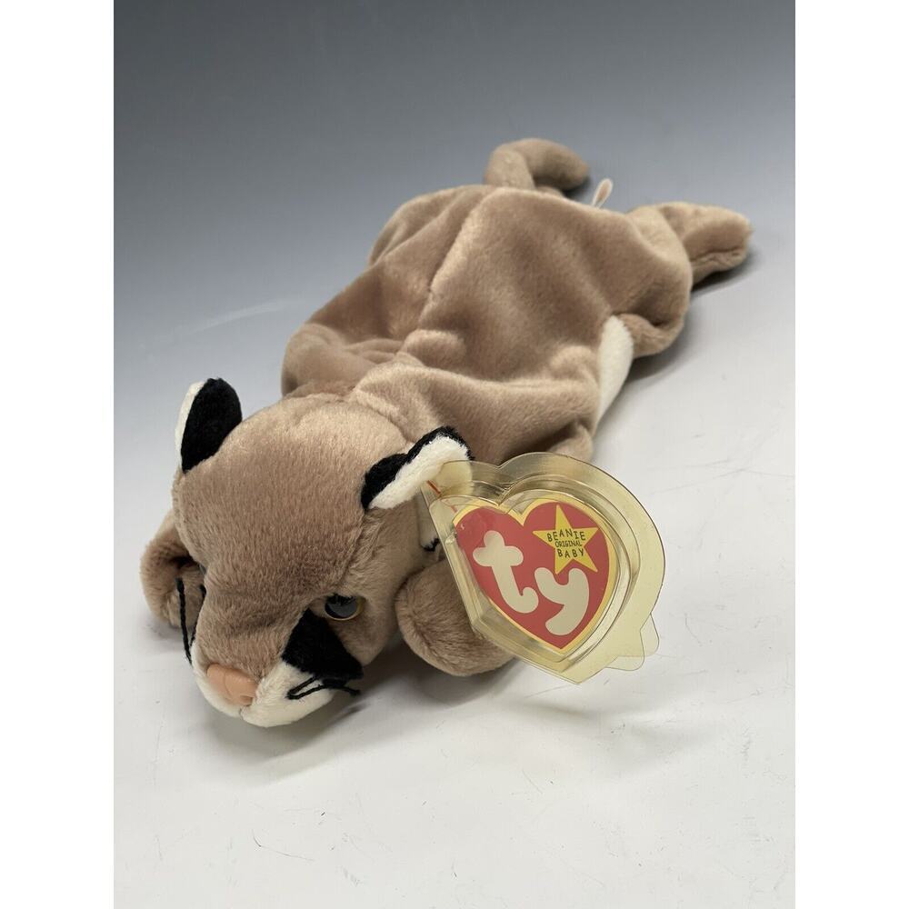 Beanie Babies Ty‎ Original Baby Retired Canyon Mountain Cat 1998